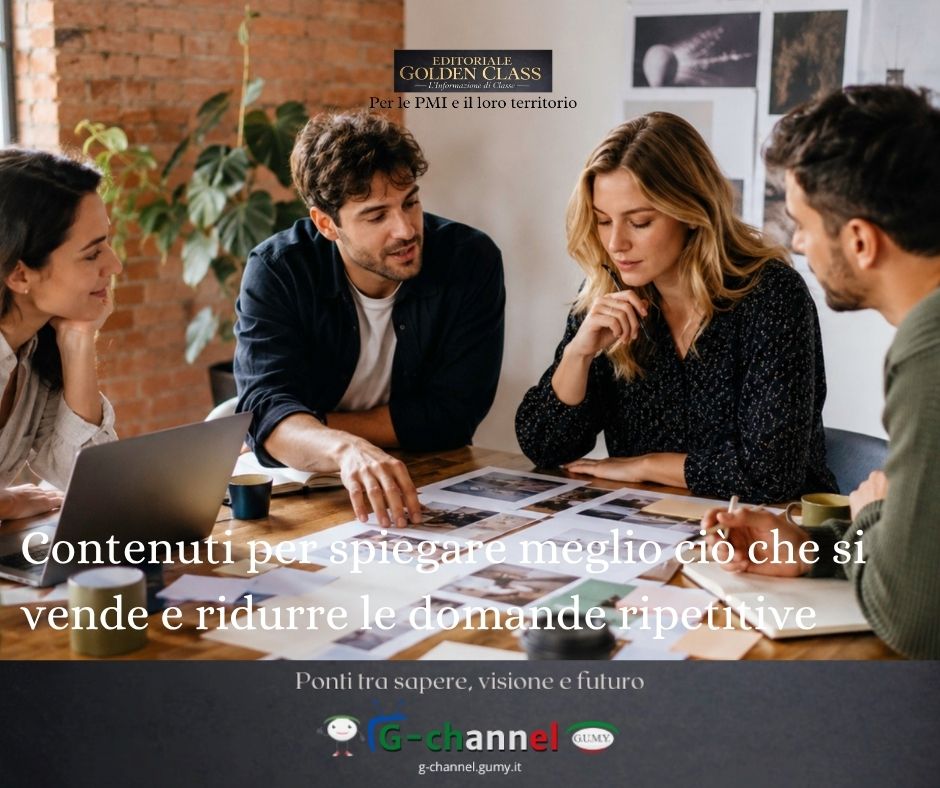 Contenuti per spiegare meglio ciò che si vende e ridurre le domande ripetitive